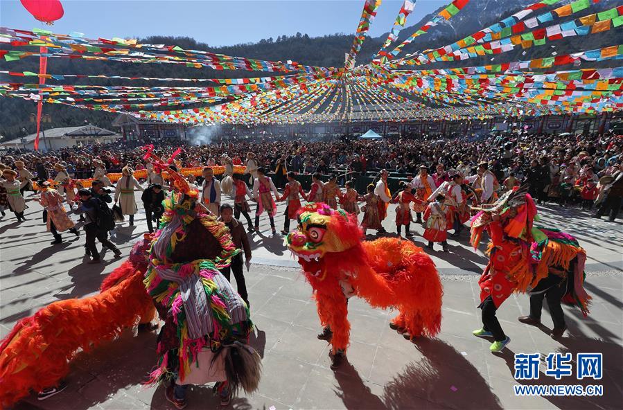 （社会）（5）四川宝兴：藏族群众欢度“上九节”