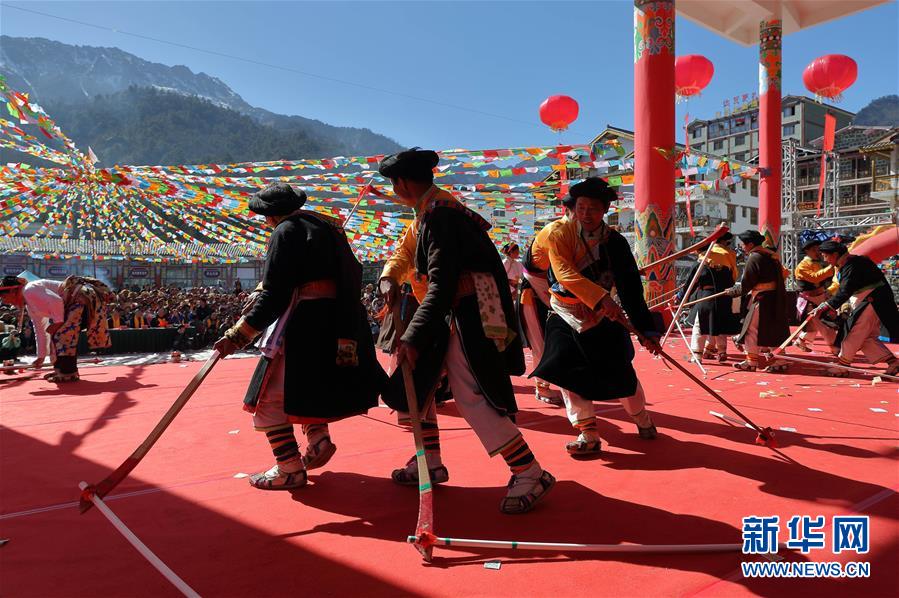 （社会）（7）四川宝兴：藏族群众欢度“上九节”