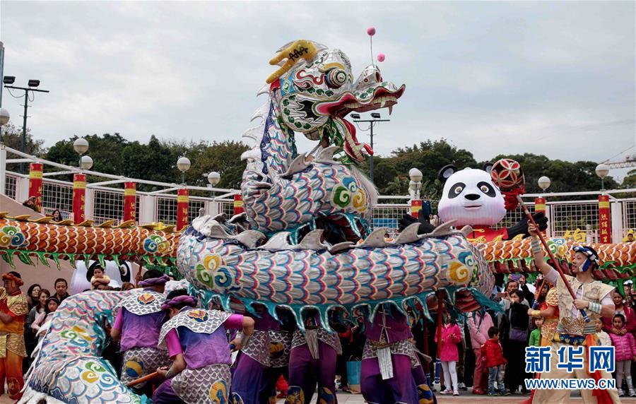 （文化）（1）2017香港欢乐春节文化庙会开幕
