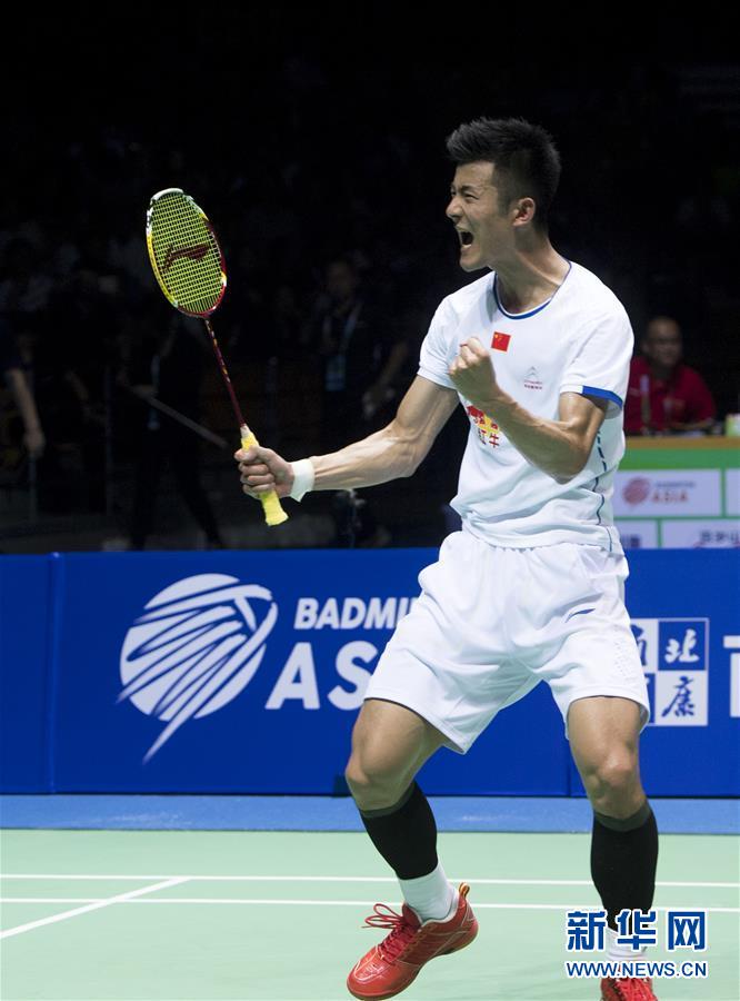 （体育）（1）羽毛球——亚锦赛：谌龙夺得男单冠军