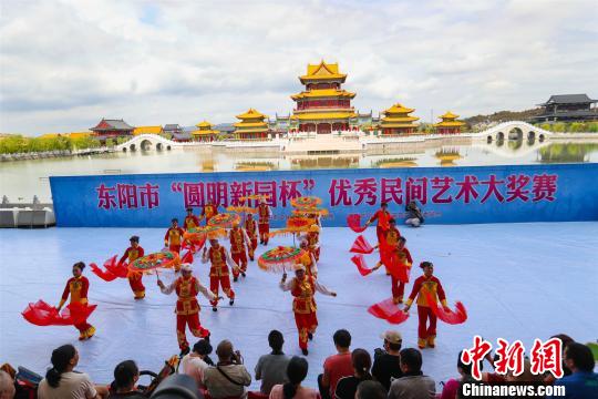 民间艺术展演亮相浙江横店助推非遗文化传承