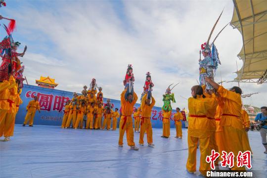 图为：傀儡戏表演。　主办方提供 摄